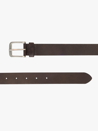 Men's Solid Brown Casual Belt