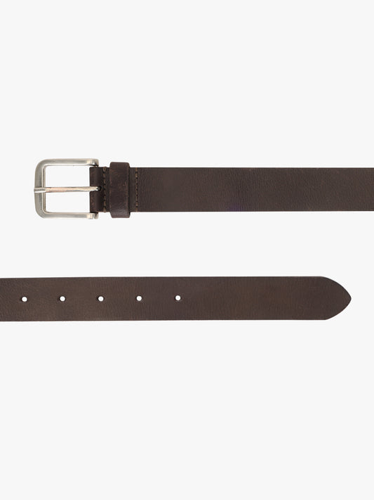 Men's Solid Brown Casual Belt