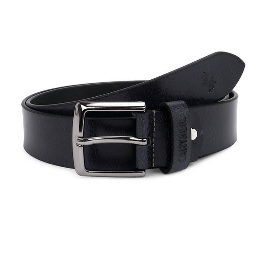 Men's Black Casual Single Side Belt