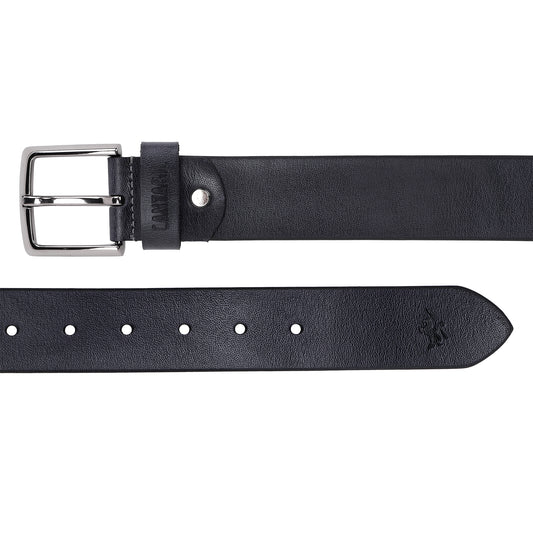 Men's Black Casual Single Side Belt