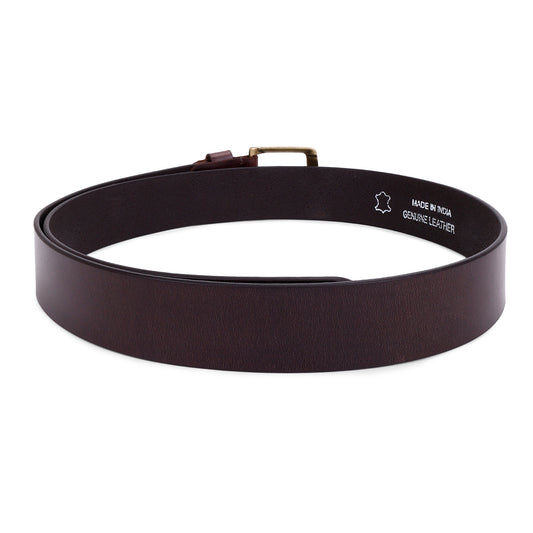 Men's Brown Casual Single Side Belt