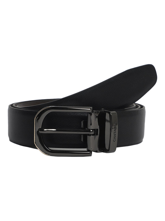 Cantabil Men Black and Brown Belt (7121594515595)