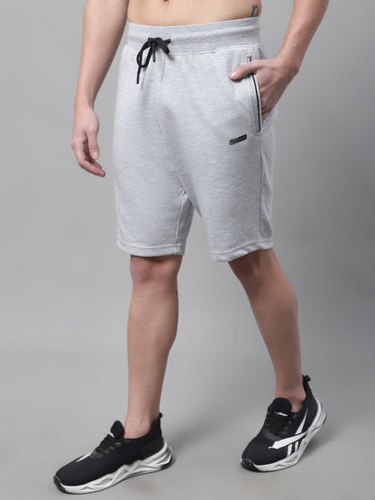 Cantabil Men Grey Melange Shorts (7087831875723)