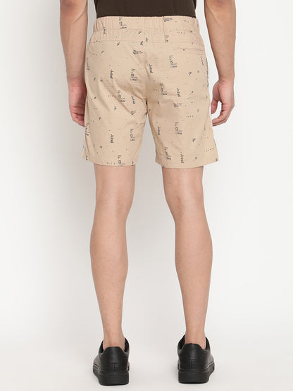 Cantabil Men's Beige Shorts (6792646525067)