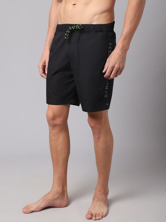 Cantabil Men's Black Bermuda (7018848485515)