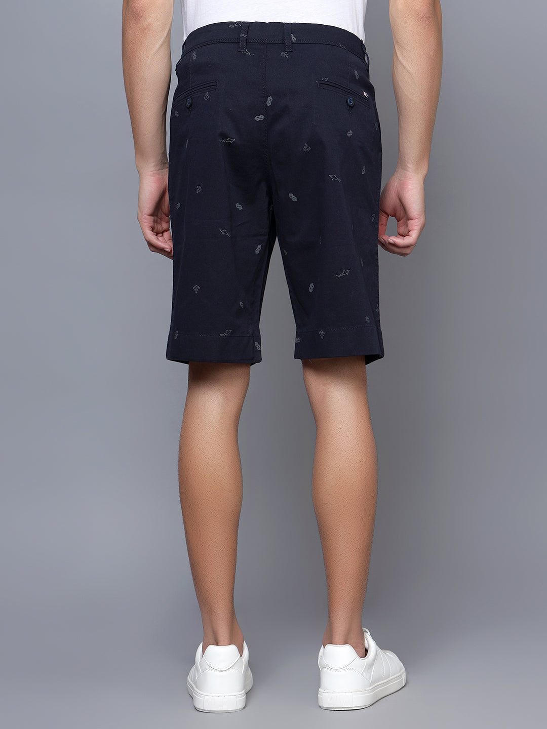 Cantabil Men Navy Blue Shorts (7121312284811)