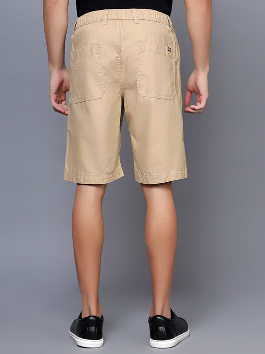 Cantabil Men Khaki Shorts (7121526161547)