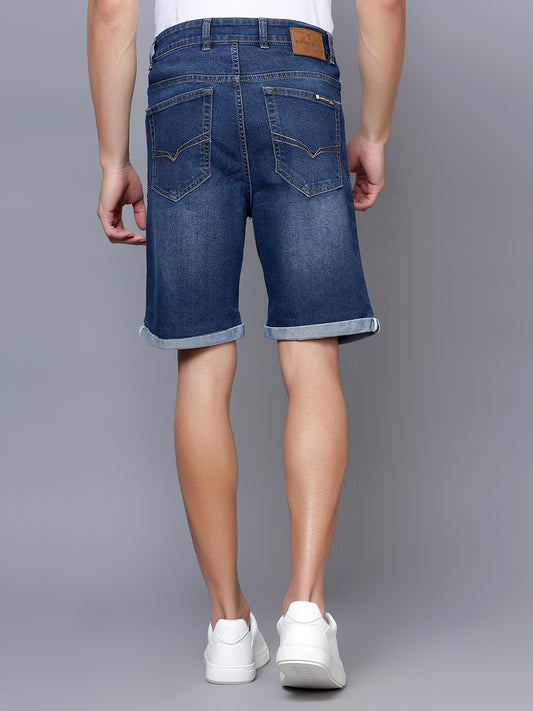 Cantabil Men Dark Blue Shorts (7121526849675)