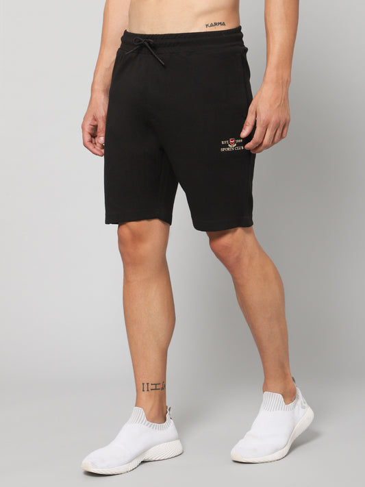 Cantabil Men Black Bermuda (7133627941003)