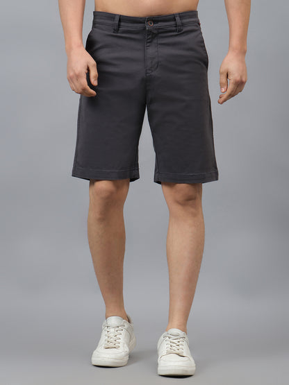 Men's Solid Multi Colour Casual Bermuda