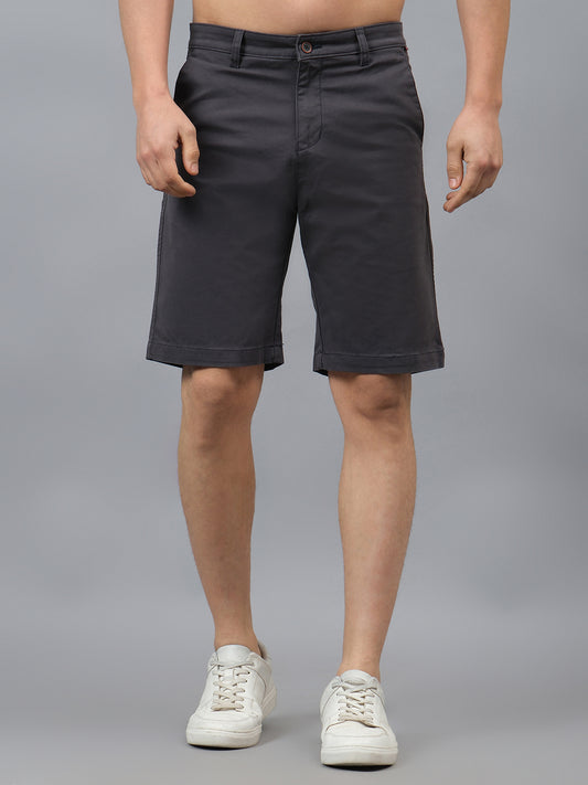 Men's Solid Multi Colour Casual Bermuda