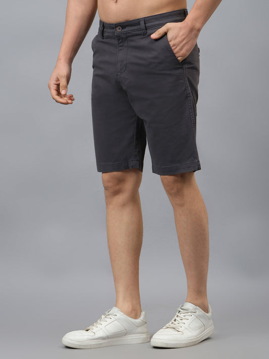 Men's Solid Multi Colour Casual Bermuda