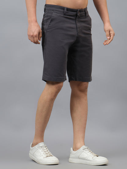 Men's Solid Multi Colour Casual Bermuda