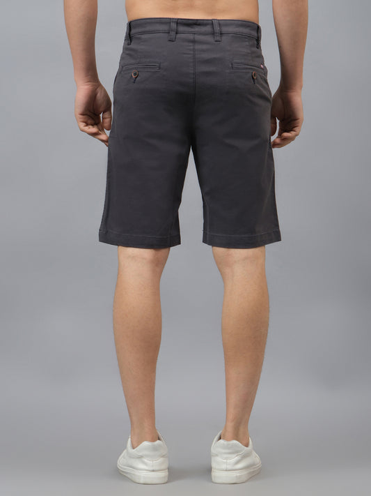 Men's Solid Multi Colour Casual Bermuda