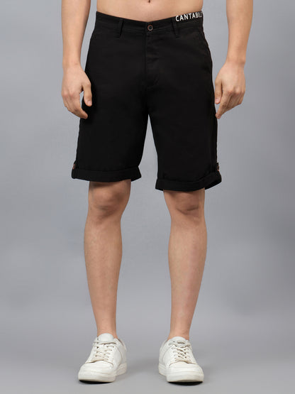 Cantabil Men's Solid Multi Colour Casual Bermuda