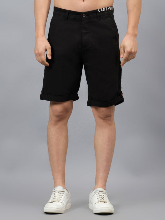 Cantabil Men's Solid Multi Colour Casual Bermuda