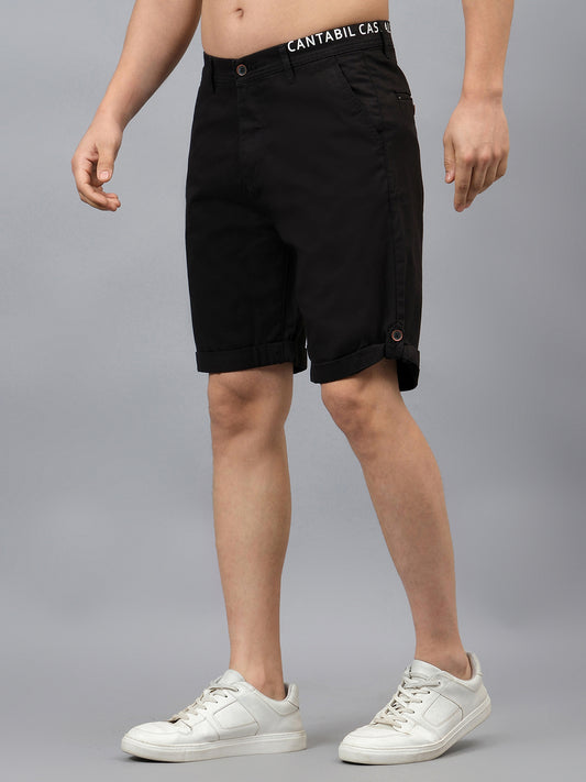 Cantabil Men's Solid Multi Colour Casual Bermuda