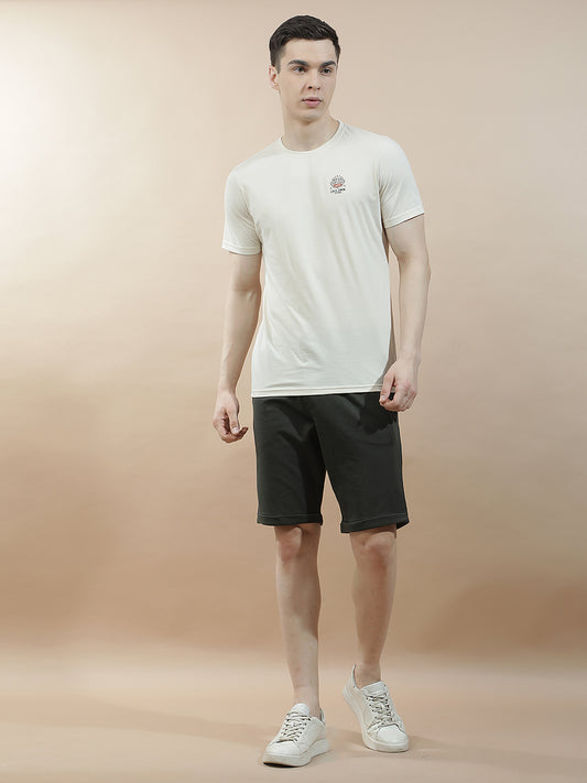 Casual Solid Bermuda for Men l Breathable & Soft with Color Fastness Regular Fit