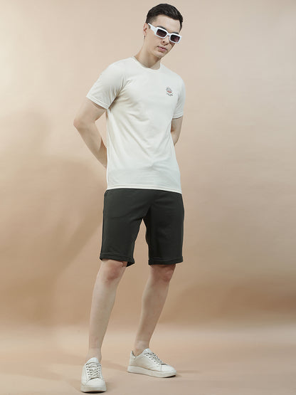 Casual Solid Bermuda for Men l Breathable & Soft with Color Fastness Regular Fit