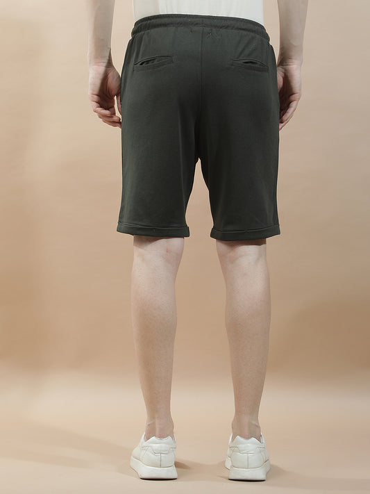 Casual Solid Bermuda for Men l Breathable & Soft with Color Fastness Regular Fit