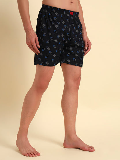 Men's Mix Printed Regular Fit Casual Boxer