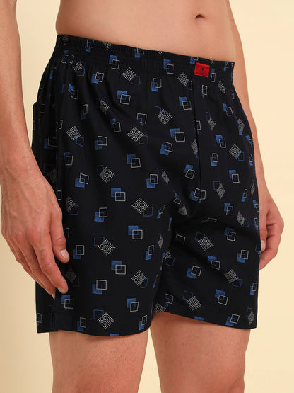 Men's Mix Printed Regular Fit Casual Boxer