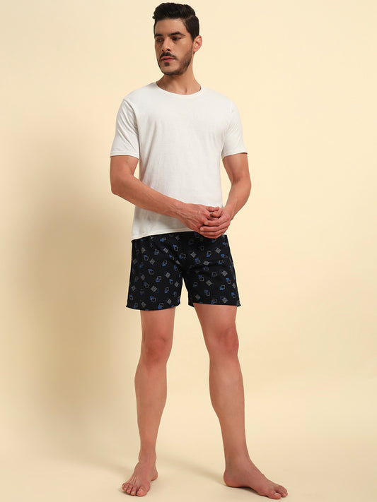Men's Mix Printed Regular Fit Casual Boxer