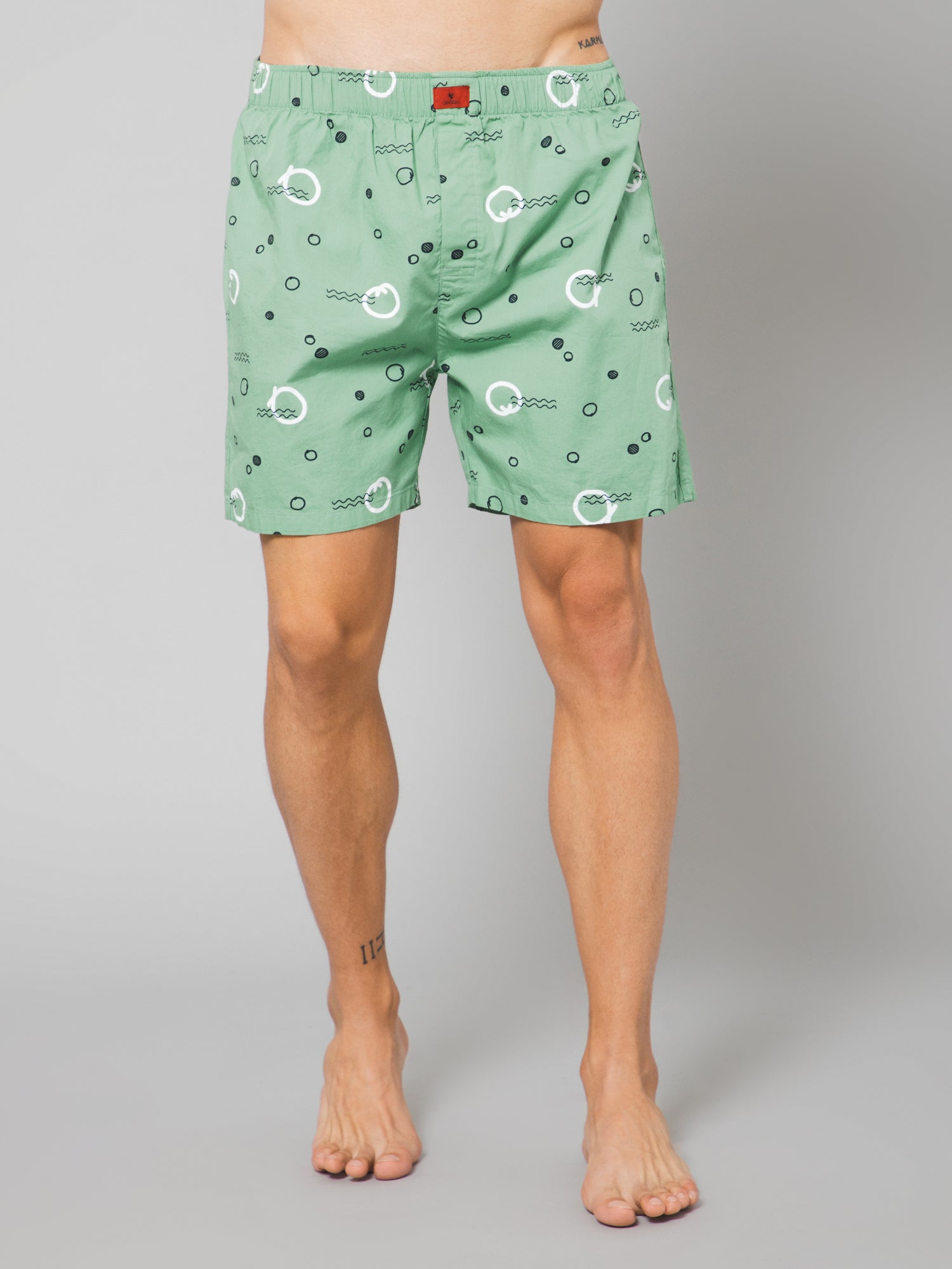 Cantabil Men Green Boxer (7133641769099)