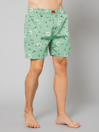 Cantabil Men Green Boxer (7133641769099)