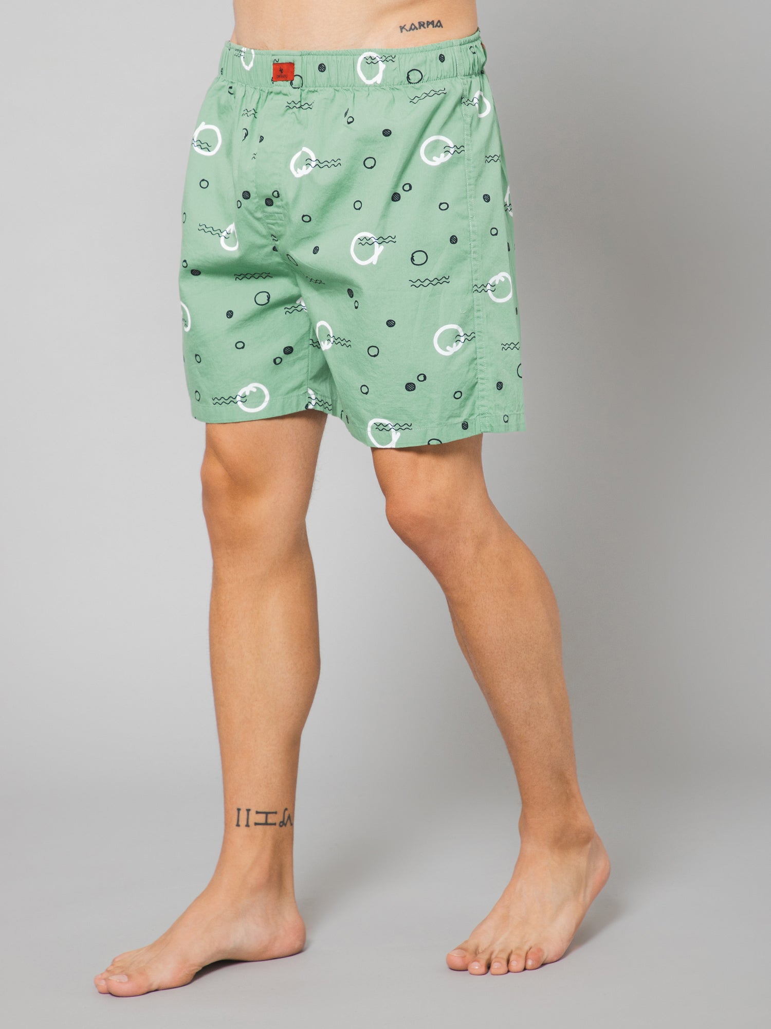 Cantabil Men Green Boxer (7133641769099)