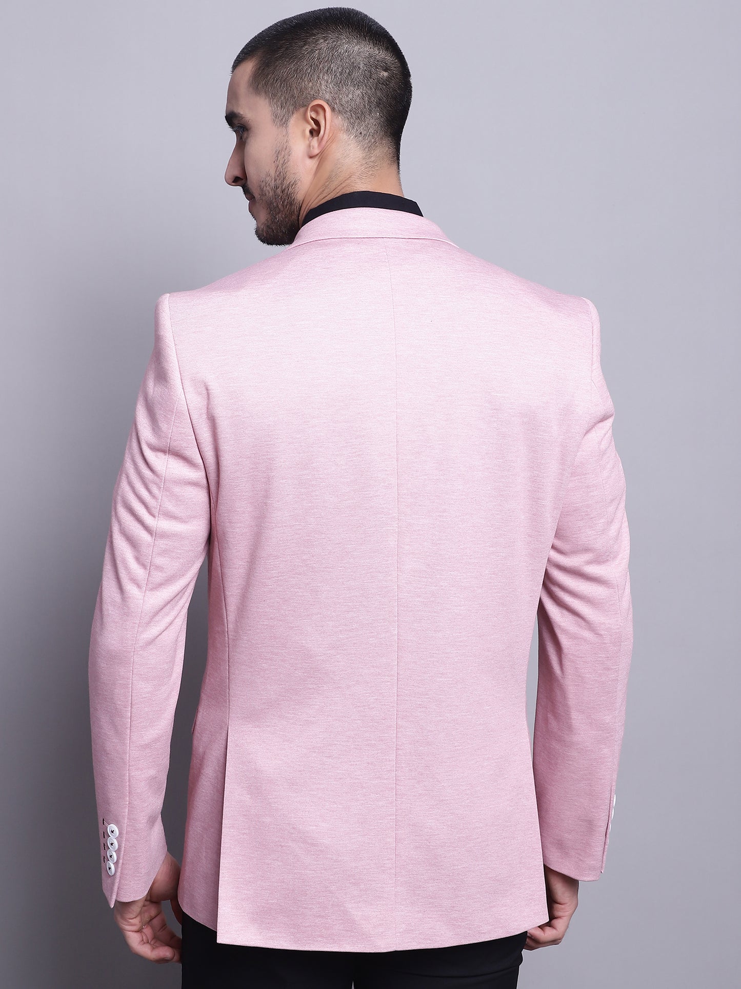 Cantabil Men Pink Casual Blazer (7142097879179)