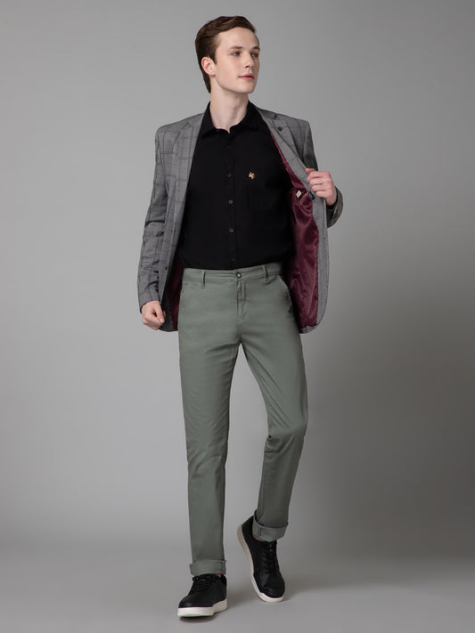 Blazer for Men | Premium Casual Blazer Slim Fit Notched Collar Terry Rayon Fabric Checkered Pattern