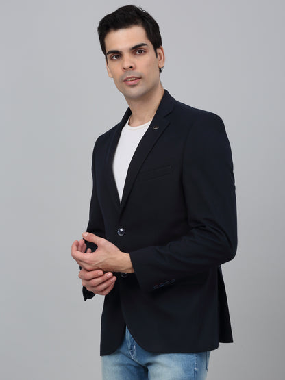 Blazer for Men | Premium Casual Blazer Slim Fit Notched Collar Poly Viscose Fabric Solid Pattern