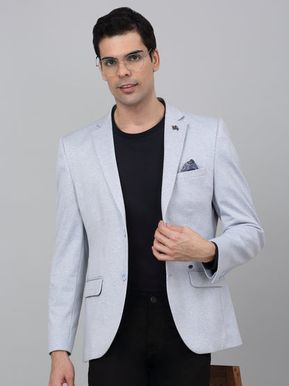 Blazer for Men | Premium Casual Blazer Slim Fit Notched Collar Terry Rayon Fabric Self Design Pattern