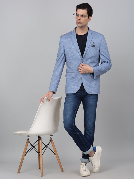 Blazer for Men | Premium Casual Blazer Slim Fit Notched Collar Poly Viscose Fabric Checkered Pattern
