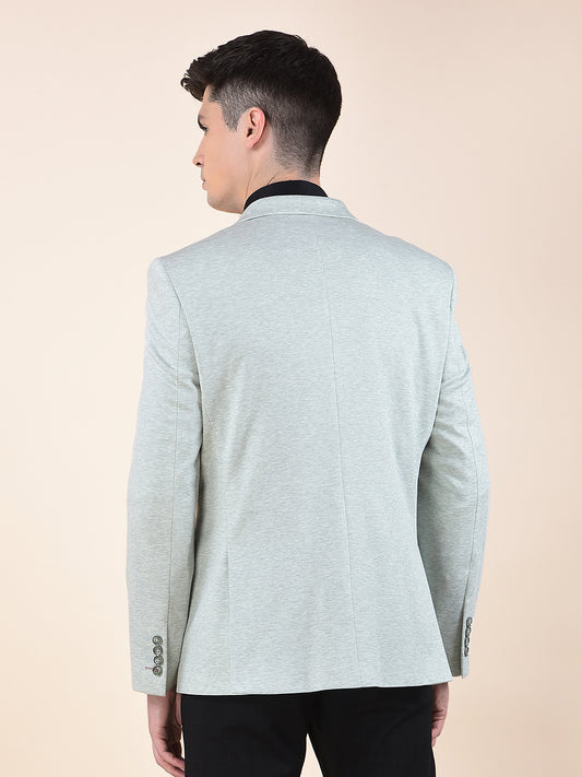 Blazer for Men | Premium Casual Blazer Slim Fit Notched Collar Terry Rayon Fabric Self Design Pattern