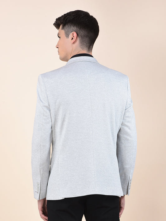 Blazer for Men | Premium Casual Blazer Slim Fit Notched Collar Terry Rayon Fabric Self Design Pattern