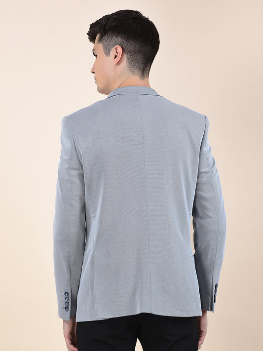 Blazer for Men | Premium Casual Blazer Slim Fit Notched Collar Terry Rayon Fabric Self Design Pattern