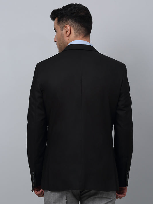 Blazer for Men | Premium Formal Blazer Slim Fit Notched Collar Poly Viscose Fabric Solid Pattern