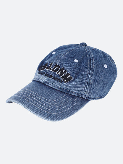 Unisex Denim Blue Medium Fade Fashion Single Side Cap