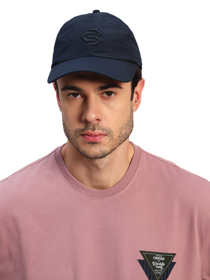 Men's Embroidery Navy Blue Cap