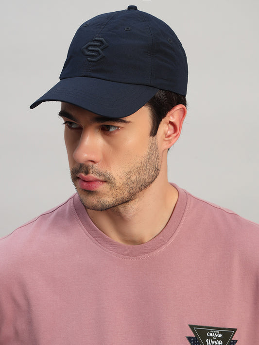 Men's Embroidery Navy Blue Cap