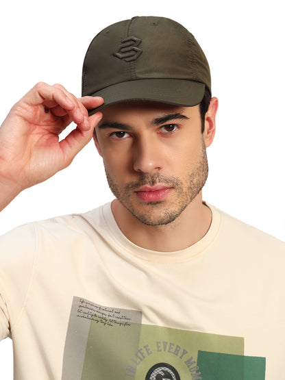 Men's Embroidery Olive Fashion Single Side Casual Cap