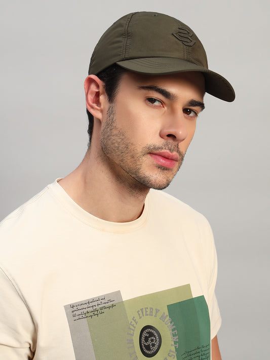 Men's Embroidery Olive Fashion Single Side Casual Cap
