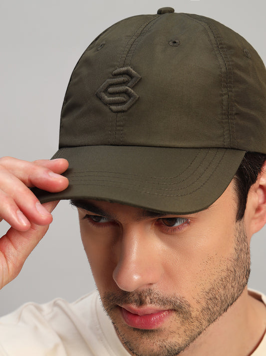 Men's Embroidery Olive Fashion Single Side Casual Cap