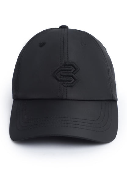 Cantabil Men Black Embroidered Cap (7147295277195)