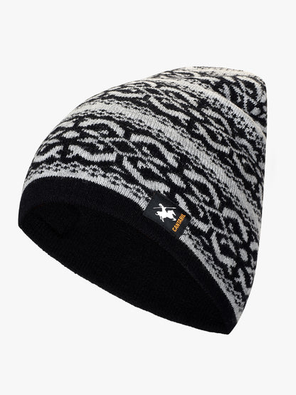Men's Geometric Print Beanie Cap