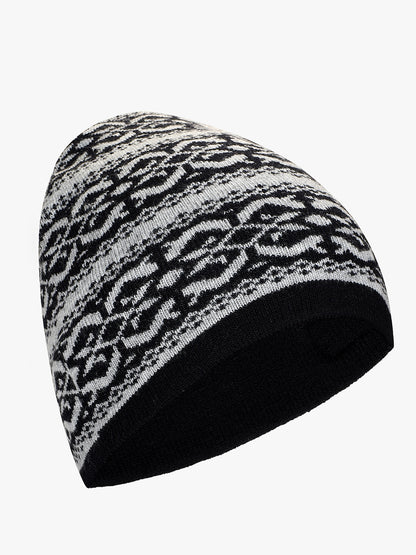 Men's Geometric Print Beanie Cap