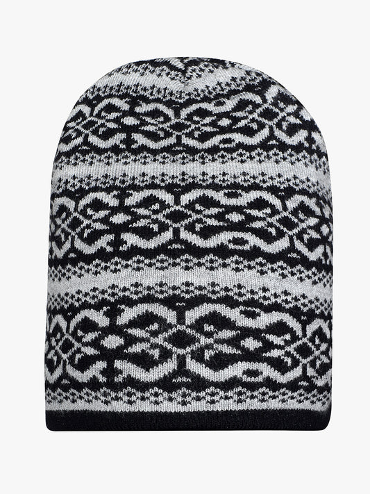 Men's Geometric Print Beanie Cap