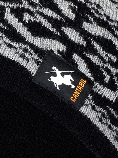 Men's Geometric Print Beanie Cap